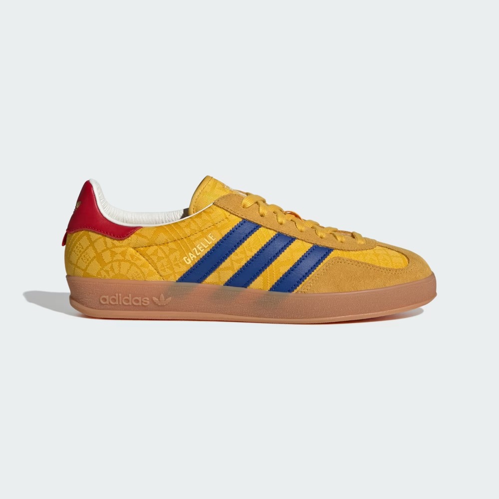 Size 9.5 - [NEW] Men's adidas Gazelle Indoor Shoes 'Bold Gold' IH9648
